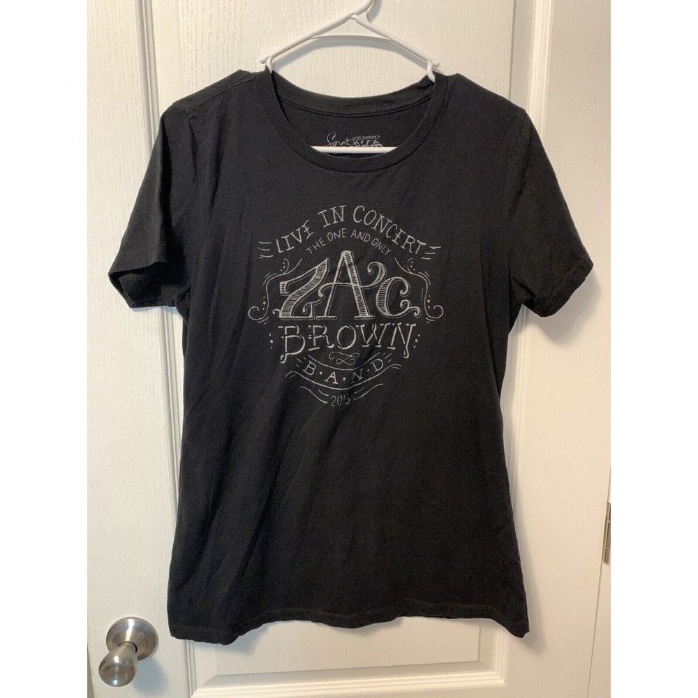Zac Brown Band T Shirt Women XL 2015 Jekyll & Hyde Concert Tour Black H171